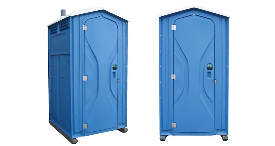 Long-term porta potty units on site in Clearwater, Florida